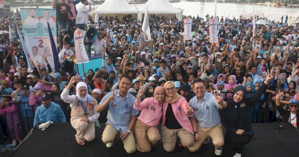 Azikin Solthan Sampaikan Pesan Prabowo Subianto ke Warga Makassar: Menangkan Seto-Rezki 