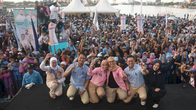 Azikin Solthan Sampaikan Pesan Prabowo Subianto ke Warga Makassar: Menangkan Seto-Rezki&nbsp;