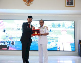 Pjs Wali Kota Makassar Hadiri Sertijab Komandan Lantamal VI
