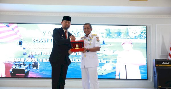 Pjs Wali Kota Makassar Hadiri Sertijab Komandan Lantamal VI