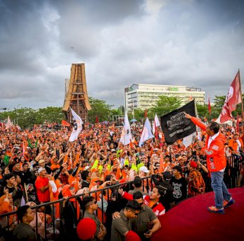 Mendung Tanpa Hujan Iringi Kampanye Akbar Danny-Azhar, Tanda Kemenangan!