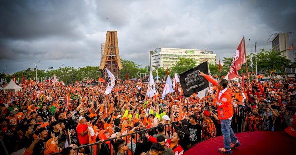 Mendung Tanpa Hujan Iringi Kampanye Akbar Danny-Azhar, Tanda Kemenangan!