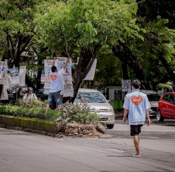 Masa Tenang, Tim Paslon SEHATI Aktif Turunkan APK