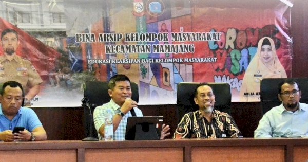 Pemerintah Kecamatan Mamajang Edukasi Kelompok Masyarakat Soal Tata Kelola Kearsipan