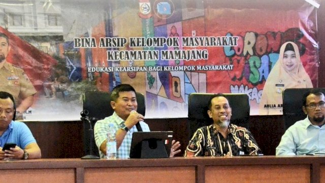 Pemerintah Kecamatan Mamajang Edukasi Kelompok Masyarakat Soal Tata Kelola Kearsipan