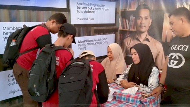Dongen Keliling Dinas Perpustakaan Makassar Jadi Daya Tarik Pengunjung Lamongan Museum Expo 2024