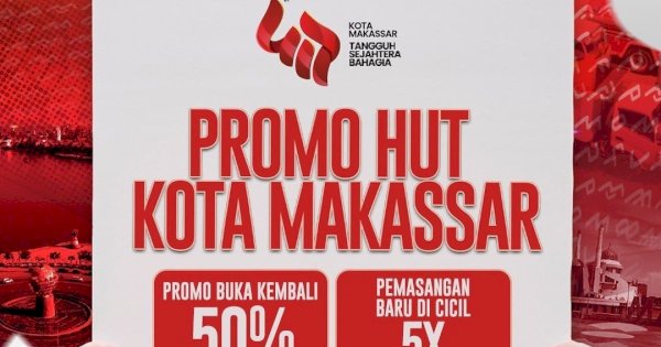 HUT Kota Makassar ke-417, PDAM Tawarkan Beragam Promo Menarik