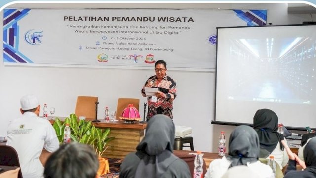 Dispar Makassar Apresiasi SSTGA, Tingkatkan Kualitas Pemandu Wisata