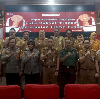 Tampilkan Konsep Era 70an Kecamatan Ujung Tanah Matangkan Persiapan Pesta Rakyat
