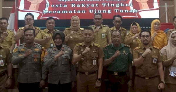 Tampilkan Konsep Era 70an Kecamatan Ujung Tanah Matangkan Persiapan Pesta Rakyat