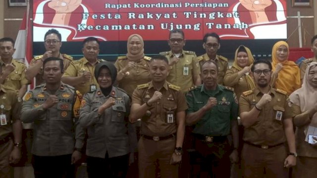 Tampilkan Konsep Era 70an Kecamatan Ujung Tanah Matangkan Persiapan Pesta Rakyat