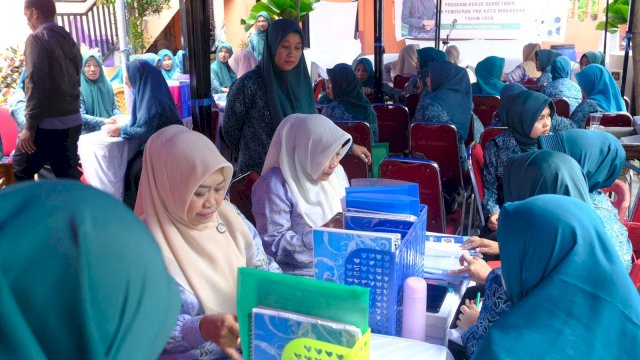 SMEP, TP PKK Bontoala Terima Kunjungan TP PKK Makassar
