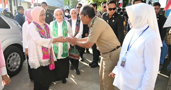 Iriana Jokowi Tinjau Pelayanan di Posyandu Asoka VIIA, Wujud Komitmen Danny Pomanto Benahi Posyandu Jadi Ujung Tombak Intervensi Stunting