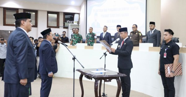 Irwan Rusfiady Adnan Resmi Dilantik sebagai Pj Sekda Kota Makassar