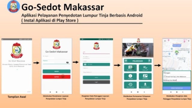 Dinas PU Imbau Warga Gunakan Go Sedot, Layanan Sedot Tinja di Makassar