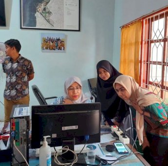 Plt Kepala Diskominfo Makassar Monitoring Progres Program Kelurahan Cinta Statistik di Maccini Sombala