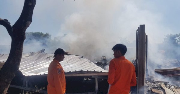 BPBD Makassar Lakukan Assesment Pasca Kebakaran di Area Citraland Tallasa City