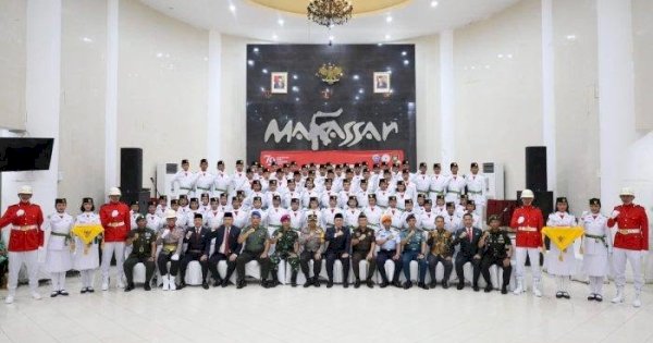 Upacara Peringatan HUT RI ke-79, Ini Formasi Paskibraka yang Disusun Kesbangpol Makassar