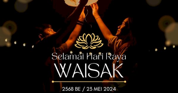 Ucapan Selamat Hari Raya Waisak 2568 BE dari Plt. Kepala DPPKB Kota Makassar