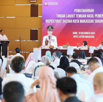 Pemuktahiran Data Tindak Lanjut Temuan Hasil Pemeriksaan, Danny Pomanto Puji Aplikasi Sipakatau Inspektorat