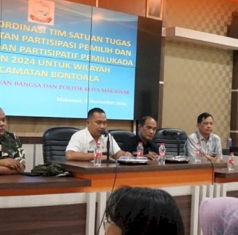 Camat Bontoala-Kesbangpol Dorong Partisipasi Pemilih