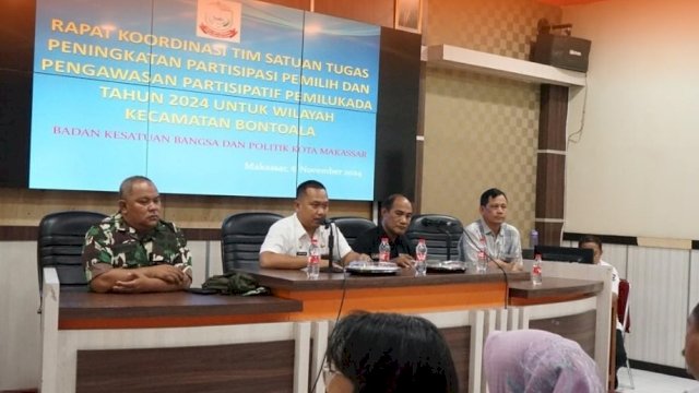 Camat Bontoala-Kesbangpol Dorong Partisipasi Pemilih