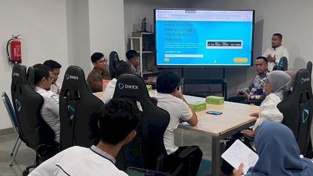 Diskominfo Makassar Terima Kunjungan Diskominfo-SP Kaltara, Belajar Implementasi Satu Data
