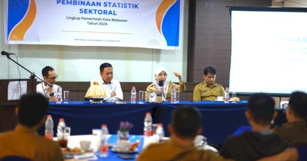 Plt Kepala Diskominfo Makassar Ajak OPD Tingkatkan Kapasitas Pengelolaan Statistik Sektoral