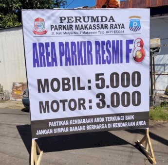 Perumda Parkir Makassar Keluarkan Tarif Resmi Parkiran Kendaraan, Motor Rp 3.000 &ndash; Mobil Rp 5.000