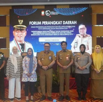 Dinas PPKB Makassar Gelar Forum SKPD, Perkuat Komitmen Sinergitas Pengendalian Penduduk