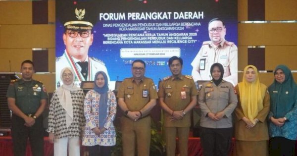 Dinas PPKB Makassar Gelar Forum SKPD, Perkuat Komitmen Sinergitas Pengendalian Penduduk
