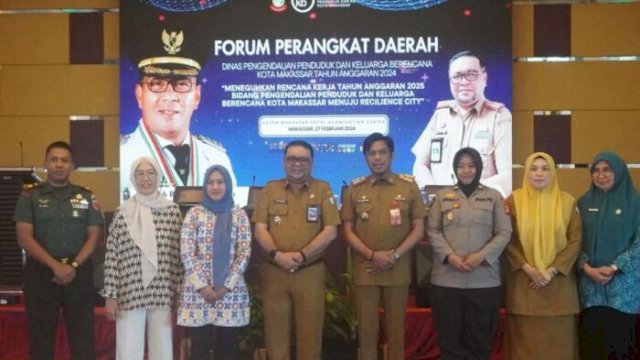 Dinas PPKB Makassar Gelar Forum SKPD, Perkuat Komitmen Sinergitas Pengendalian Penduduk