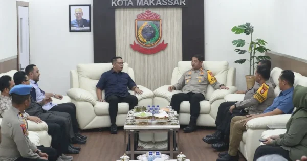 Pimpinan DPRD Makassar Sambut Silaturahmi Kapolrestabes Baru