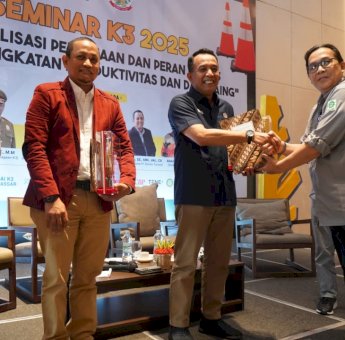 Bulan K3, Dirut Semen Tonasa Jadi Narasumber Seminar K3