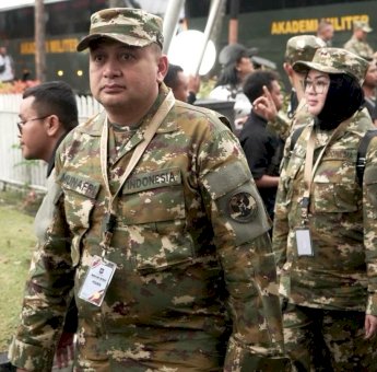 Gagah dengan Seragam Loreng, Munafri Arifuddin Ikuti Pembekalan di Akmil Magelang