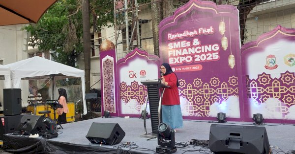 Diskop Makassar Fasilitasi UMKM Dapat Bantuan Modal Usaha Lewat SMEs and Financing Expo 2025