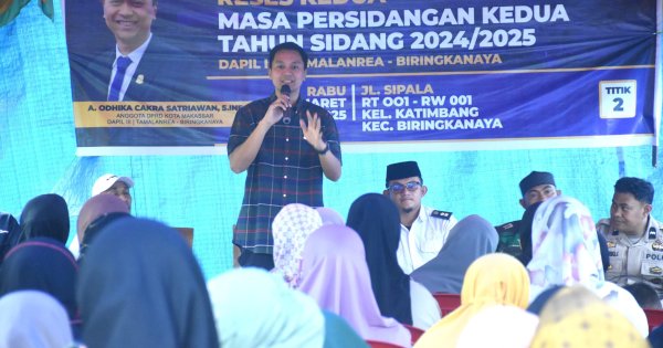 Andi Odhika Gelar Reses, Serap Aspirasi Warga di Biringkanaya