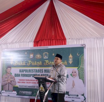 Munafri Arifuddin Buka Puasa Bersama Keluarga Besar Polrestabes Makassar