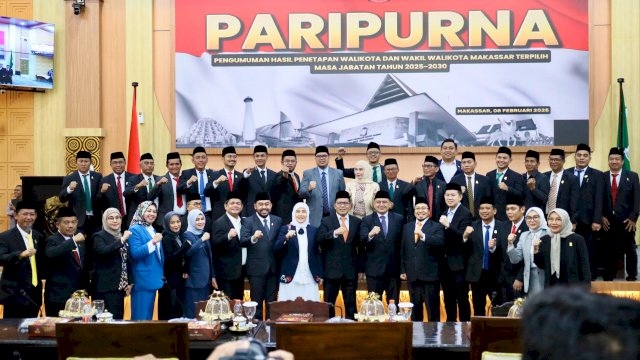 DPRD Umumkan Appi-Aliyah Wali Kota dan Wakil Wali Kota Makassar Periode 2025-2030