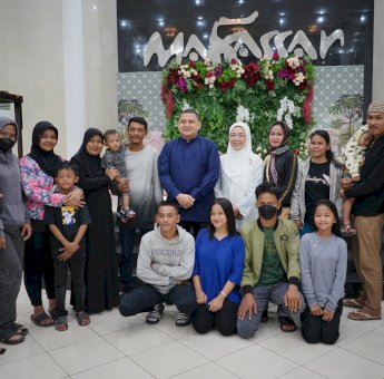 Munafri Antusias Sambut Warga Saat Halal Bi Halal di Rujab Wali Kota