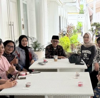 Silaturahmi Momen Lebaran, Cicu Terima Kunjungan PGI Sulselbar