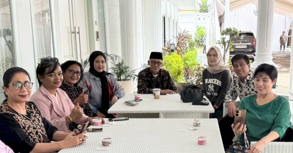 Silaturahmi Momen Lebaran, Cicu Terima Kunjungan PGI Sulselbar