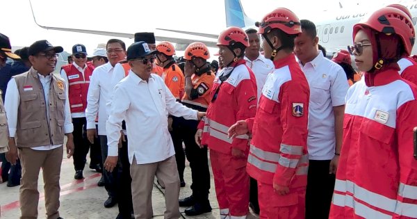 Jusuf Kalla Hadiri Pelepasan Bantuan untuk Korban Gempa Myanmar