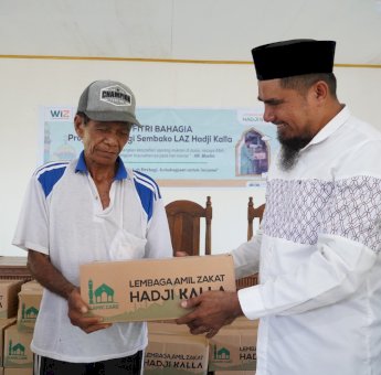 LAZ Hadji Kalla Berbagi 10.000 Lebih Paket Sembako Idulfitri untuk Duafa di 4 Provinsi