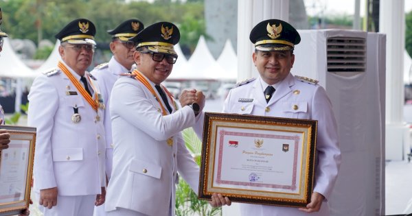 Kota Makassar Raih PPD Kategori Kinerja Tinggi di Puncak Hari OTDA XXIX