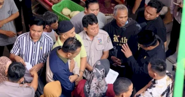 Tindaklanjuti Aspirasi Pedagang, Komisi B DPRD Makassar Sidak Pasar Sawah