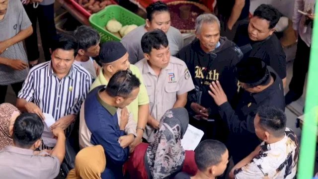 Tindaklanjuti Aspirasi Pedagang, Komisi B DPRD Makassar Sidak Pasar Sawah