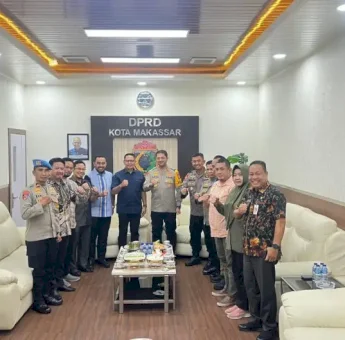 Perkuat Sinergitas, DPRD Makassar Terima Sowan Kapolrestabes Makassar