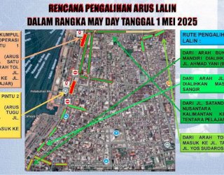 May Day di Makassar, Lalu Lintas Dialihkan demi Aksi Damai dan Tertib