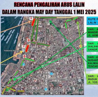 May Day di Makassar, Lalu Lintas Dialihkan demi Aksi Damai dan Tertib